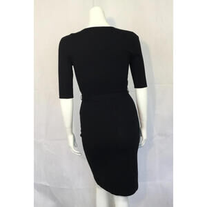 Ralph Lauren Black Cotton Knee-Length Dress – Women’s Small
